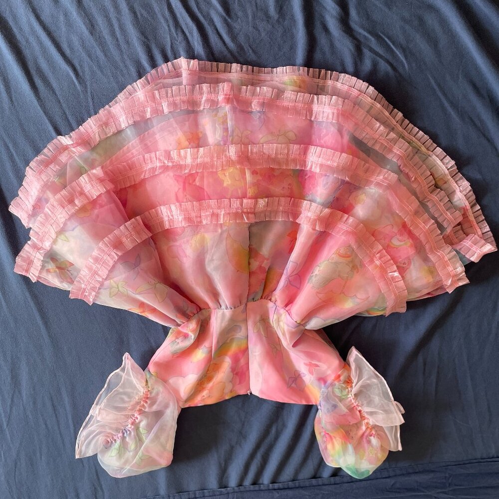 Dolls Kill x Care Bears Organza Printed Mini Dress - Pink - Picture 9 of 9